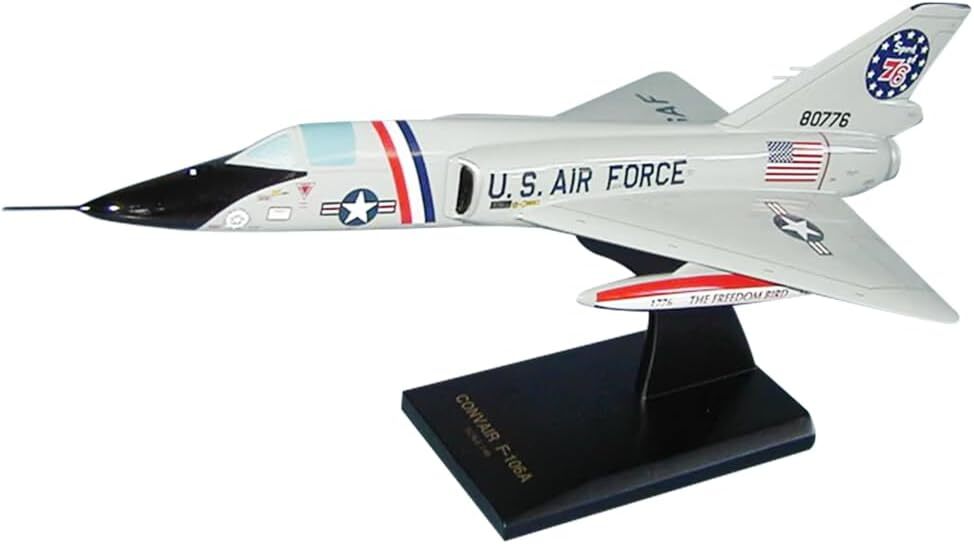 USAF Convair F-106 Delta Dart USA Bicentennial Desk Jet Model 1/48 SC Airplane