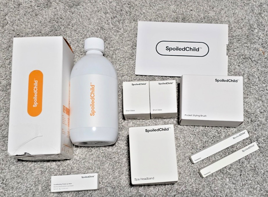 Spoiled Child Lot-TWO 15.2 oz Liquid Collagen Mango Headband, Brush , & More Spoiled Child Lot-TWO 15.2 oz Liquid Collagen Mango Headband, Brush , & More