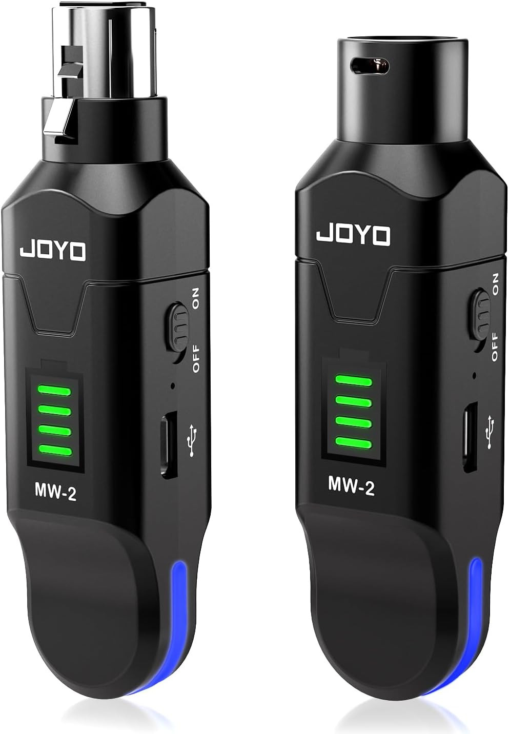 JOYO 2.4GHz Wireless XLR Microphone System, Plug-on Transmitter & Receiver for D JOYO 2.4GHz Wireless XLR Microphone System, Plug-on Transmitter & Receiver for D