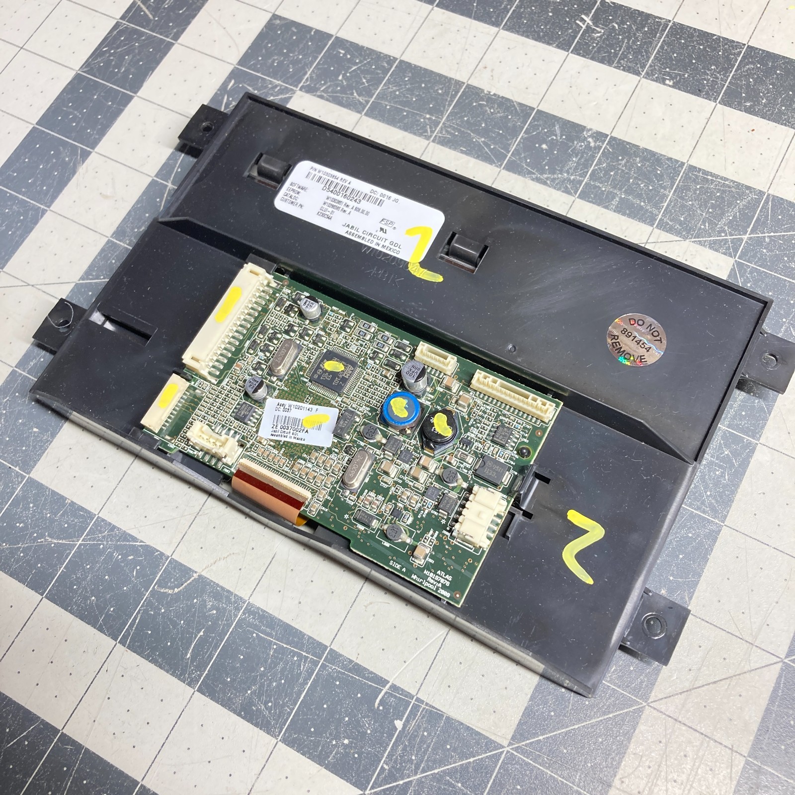 Jenn-Air OEM Oven Display Board W10289537 W10303854 - Tested