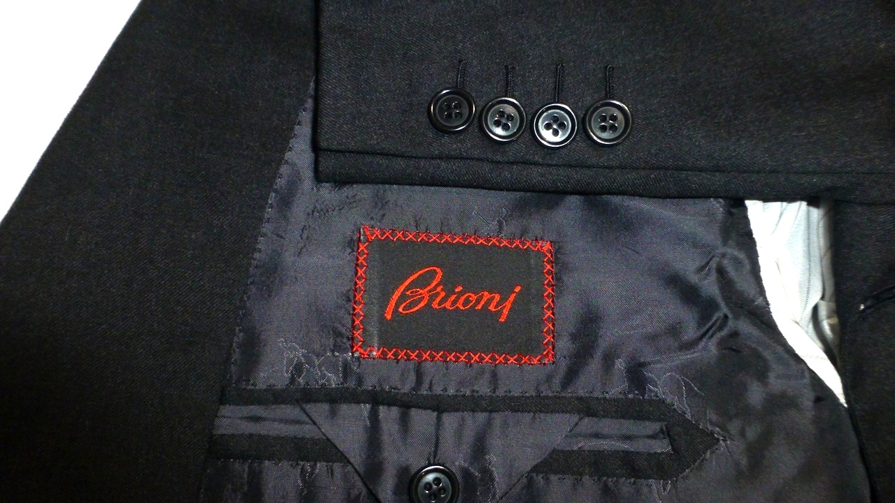 Brioni Blazer 56L/46L Gray Excellent Condition Jacket Palatino Italy