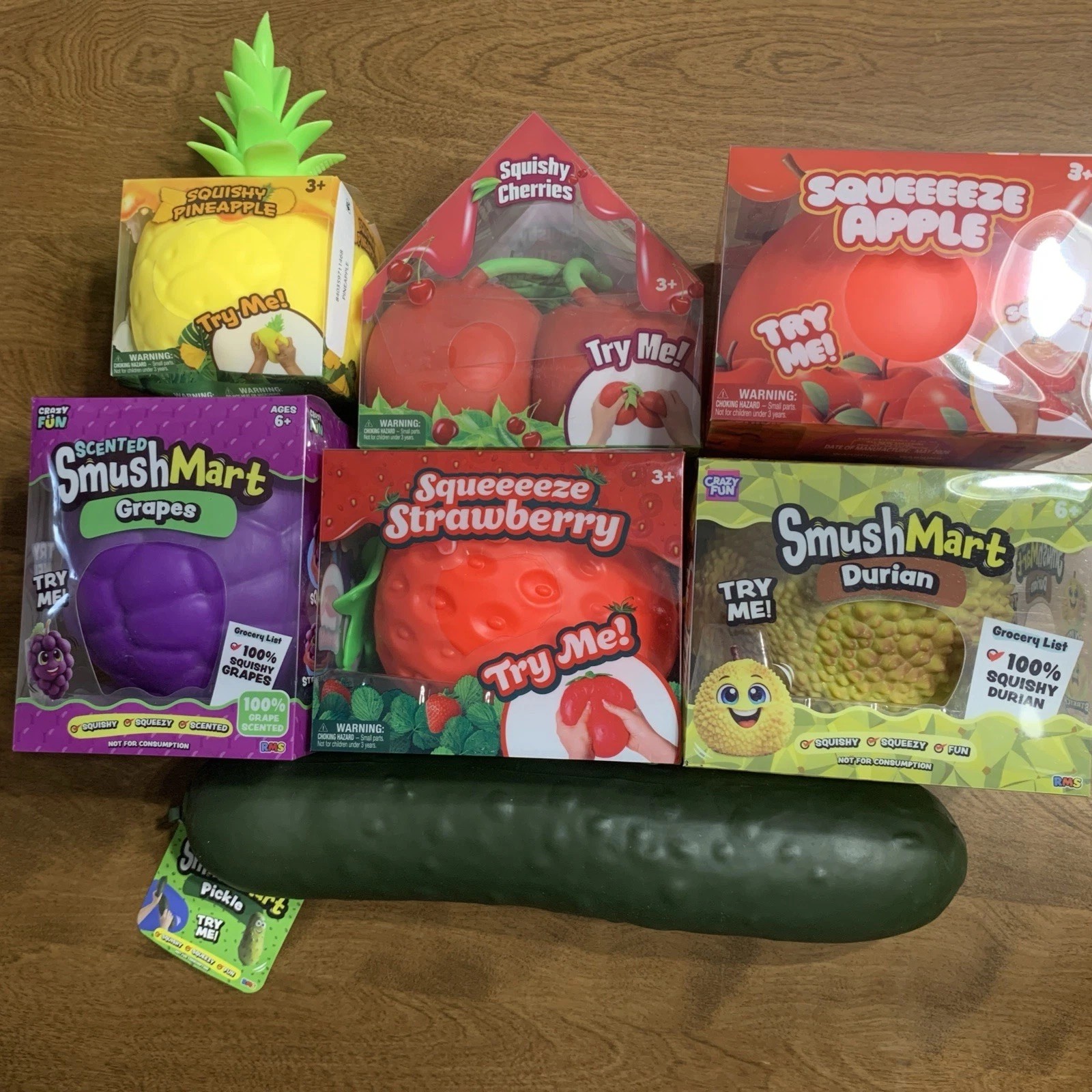 Smushmart Jumbo Squeezy Bundle Of 7✨ Smushmart Jumbo Squeezy Bundle Of 7✨