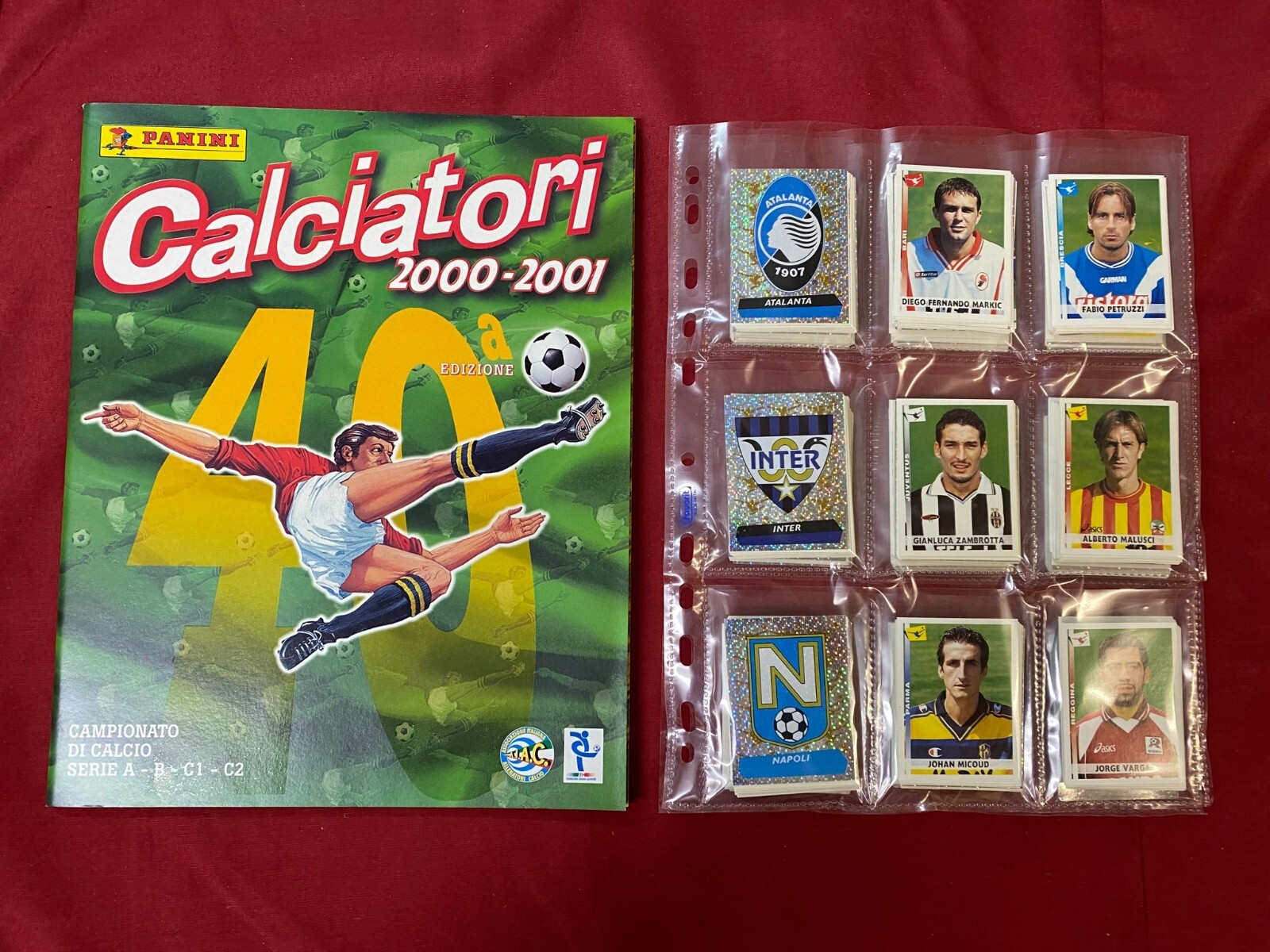 PANINI 2000-01 FOOTBALLERS BLANK ALBUM + COMPLETE SET (updates separately)
