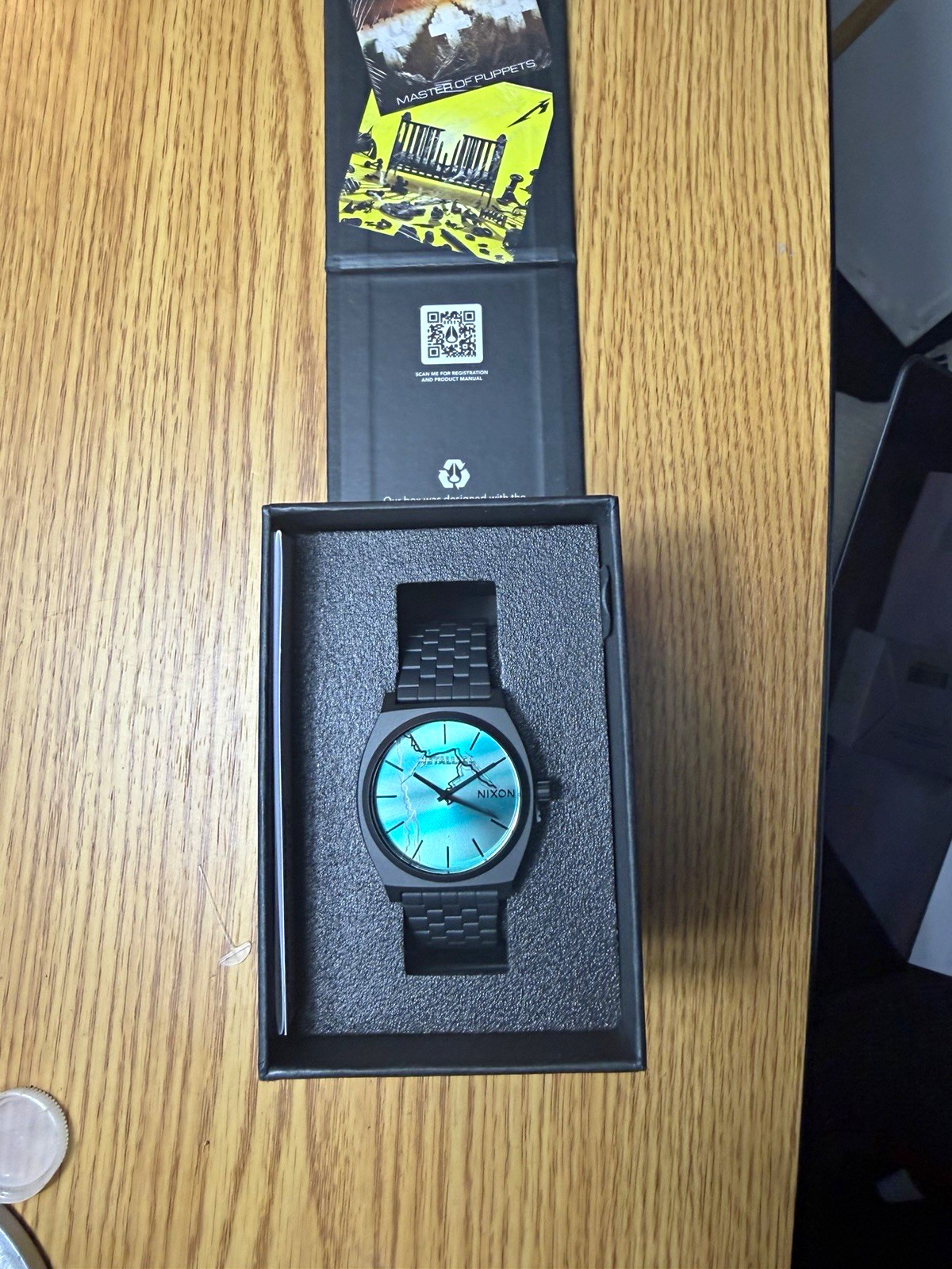 Nixon x Metallica Ride The Lightning Time Teller A1423-5313 New w/ Box