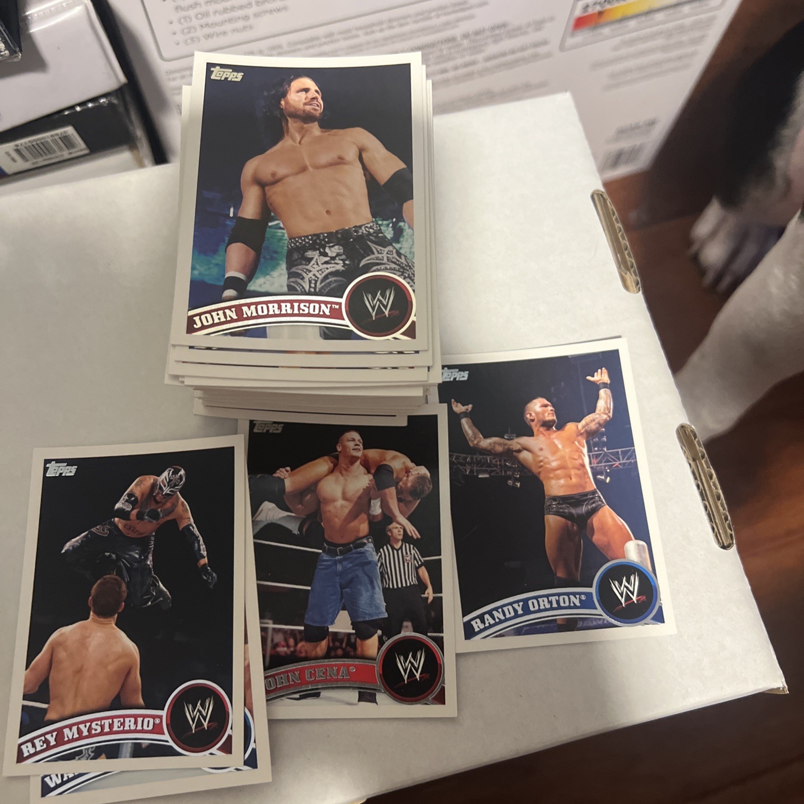 2011 Topps WWE 110 Card Set CM Punk John Cena The Rock Daniel Bryan Undertaker