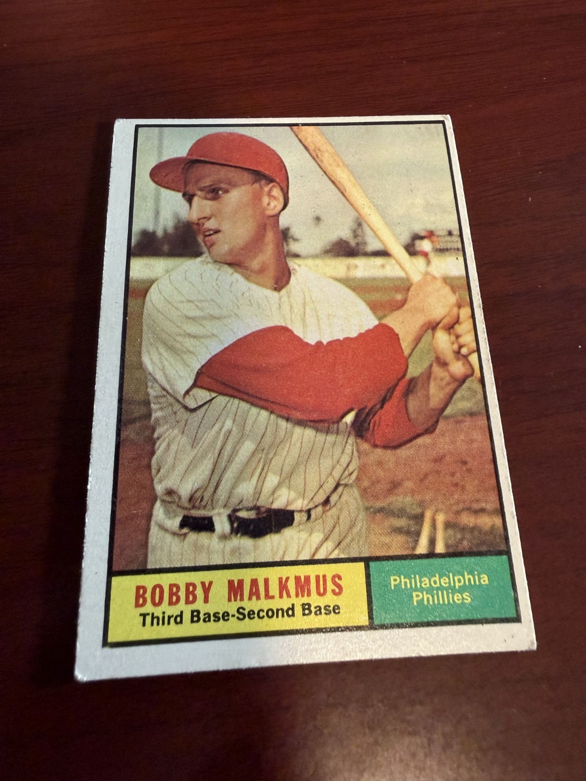1961 Topps #530 Bobby Malkmus. VG/EX(oc)