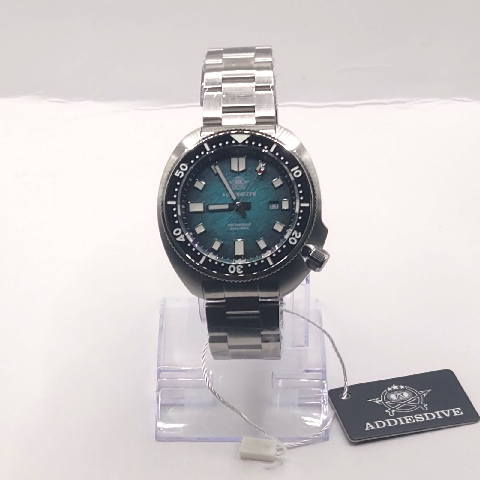 Addiesdive Turtle Quartz Diver Men Watch Sapphire Crystal AD2511