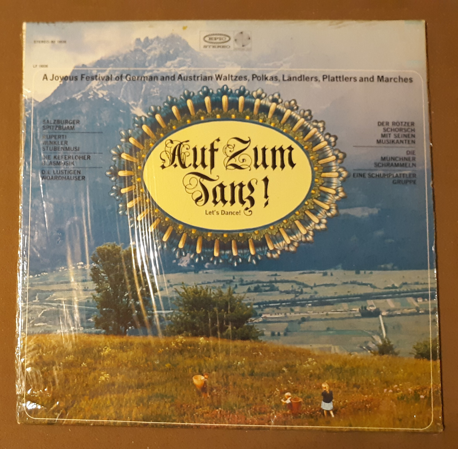 Auf Zum Tanz Let\'s Dance by Epic Records 33rpm LP w/Shrinkwrap