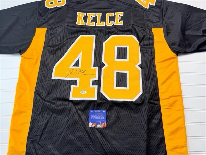 JASON KELCE AUTOGRAPHED---CLEVELAND HEIGHTS HIGH SCHOOL JERSEY With COA