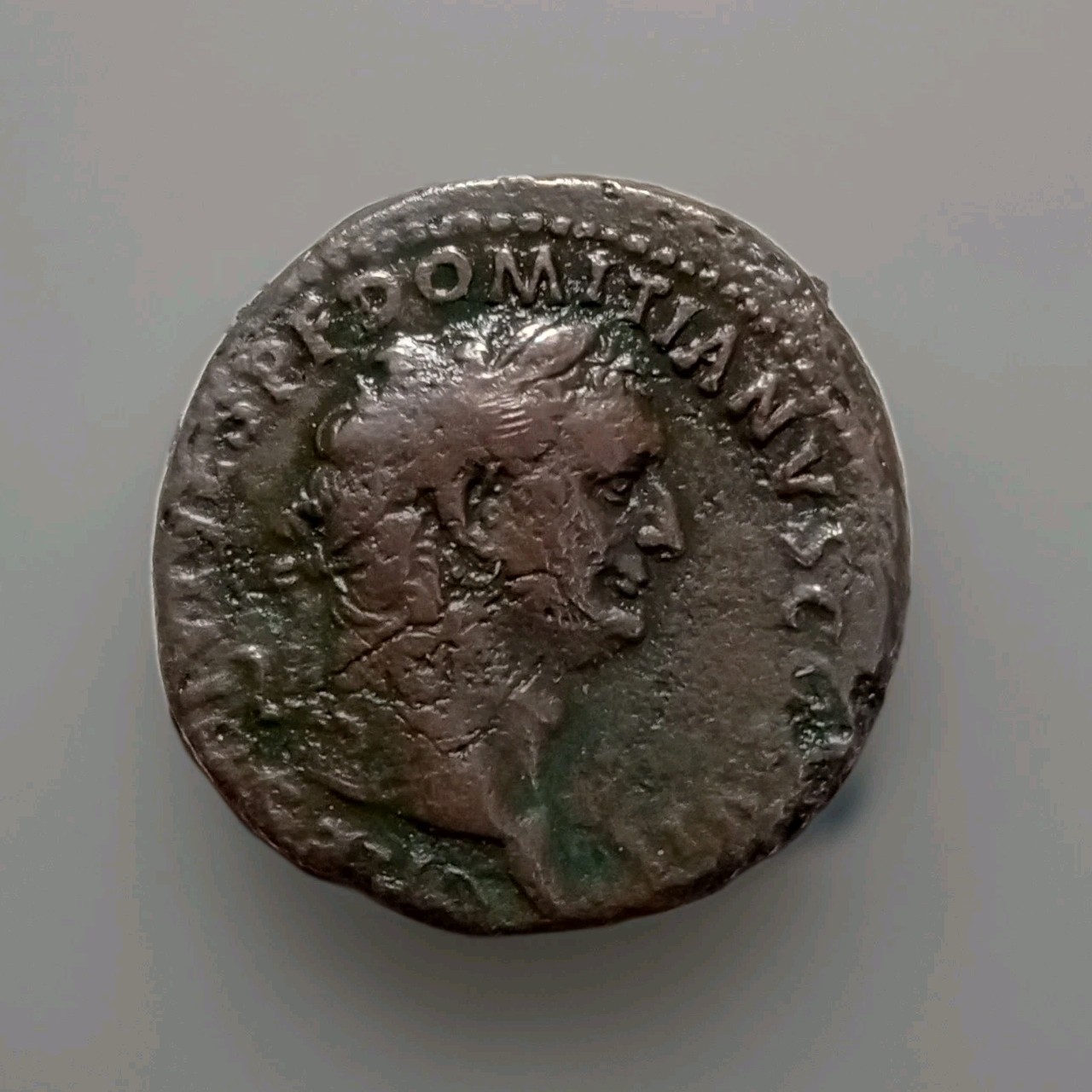 Domitian AD 81-96. Rome As Æ As Minerva
