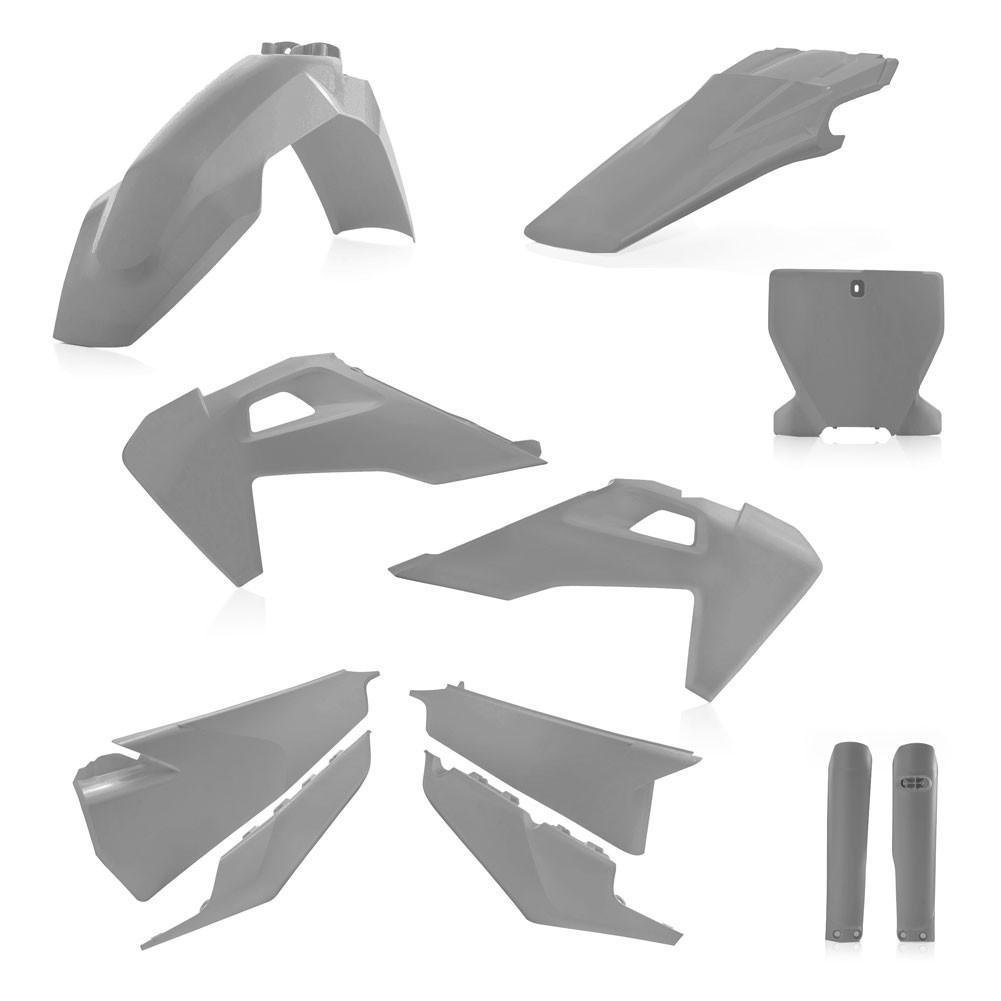 Acerbis Full Plastic Kit 2726550011 Grey For Husqvarna FC / FX 2019-22 Acerbis Full Plastic Kit 2726550011 Grey For Husqvarna FC / FX 2019-22