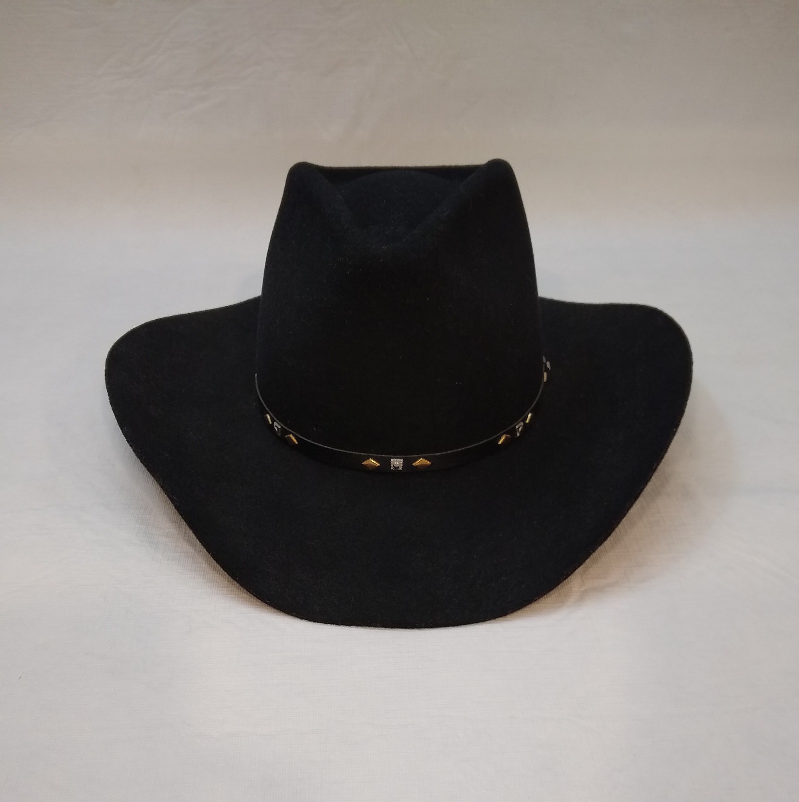 Resistol Bradford Western XX Premium Wool Size 7-1/8 Cowboy Hat Black EUC