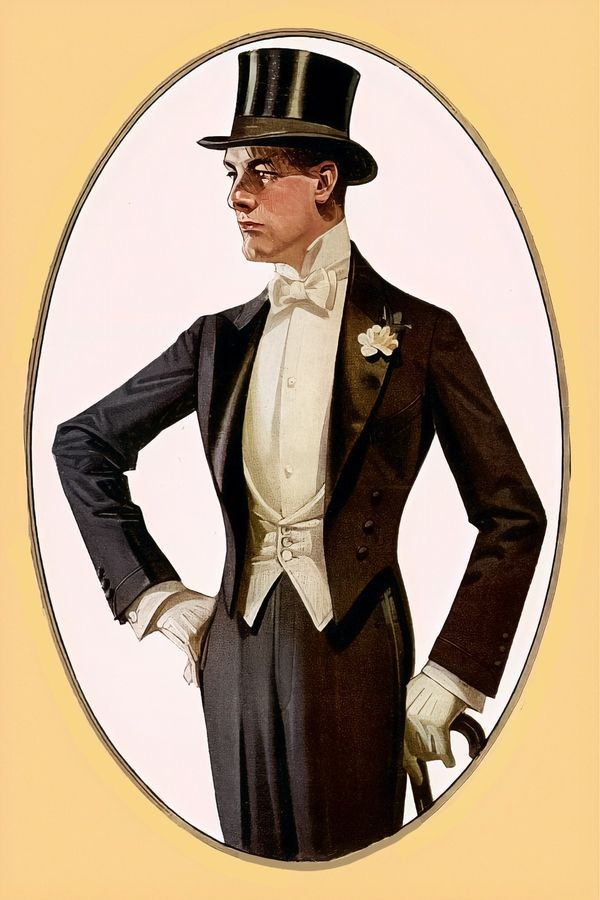 Elegant 1920s Fashion Poster - Art Deco Style - 24x36” RARE Reprint 🤯💯