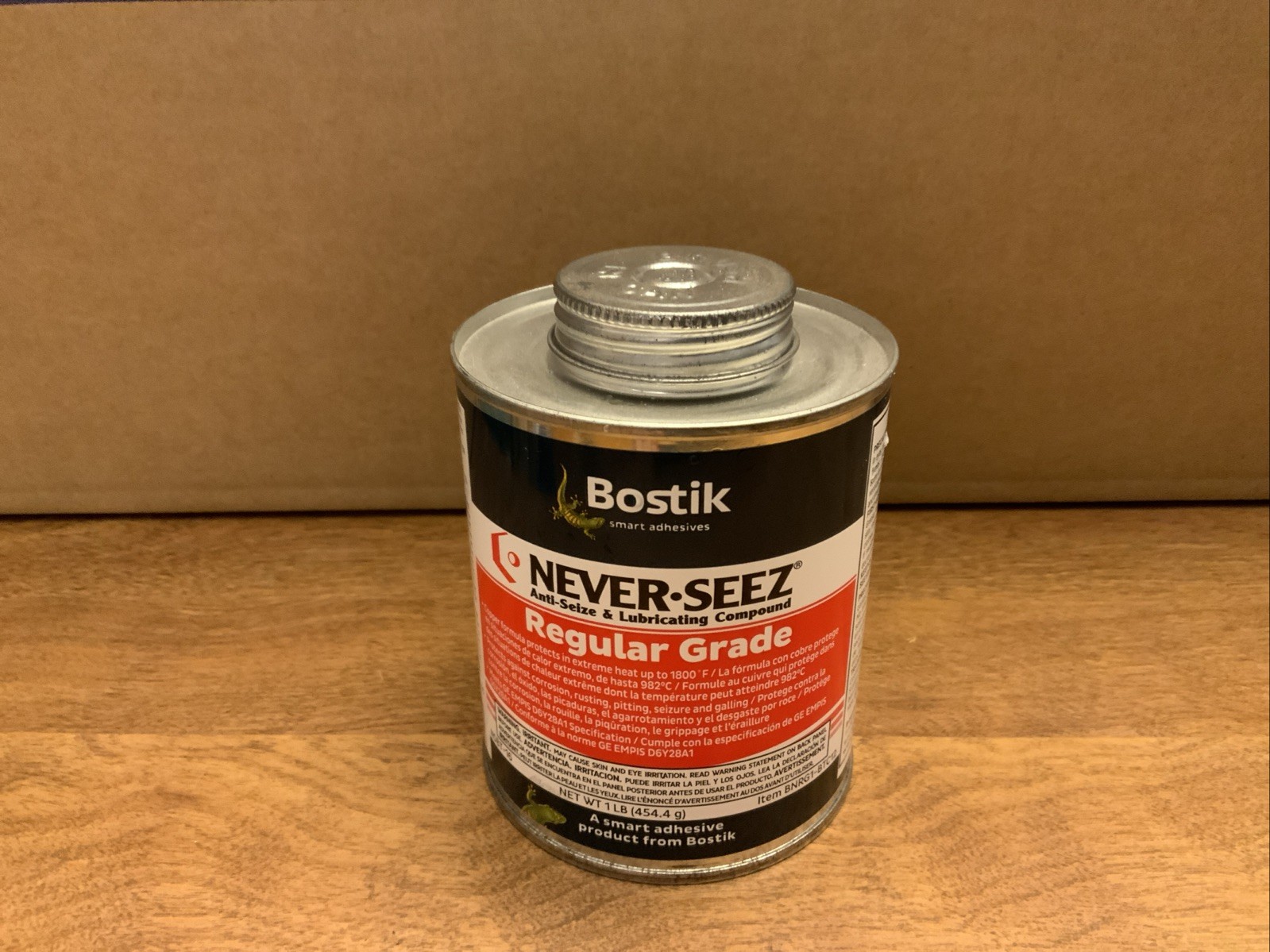 1LB—-Bostik Never-Seez Anti-Seize & Lubricating Compound Regular Grade 1LB—-Bostik Never-Seez Anti-Seize & Lubricating Compound Regular Grade