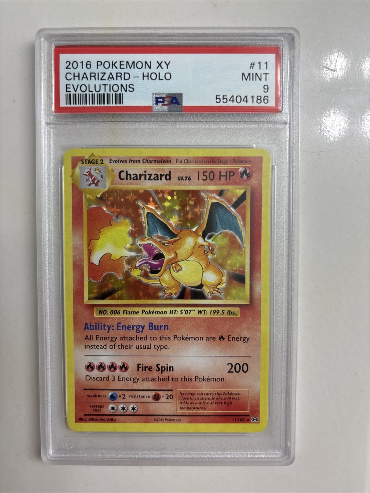 2016 pokémon xy evolutions holo charizard 2016 pokémon xy evolutions holo charizard