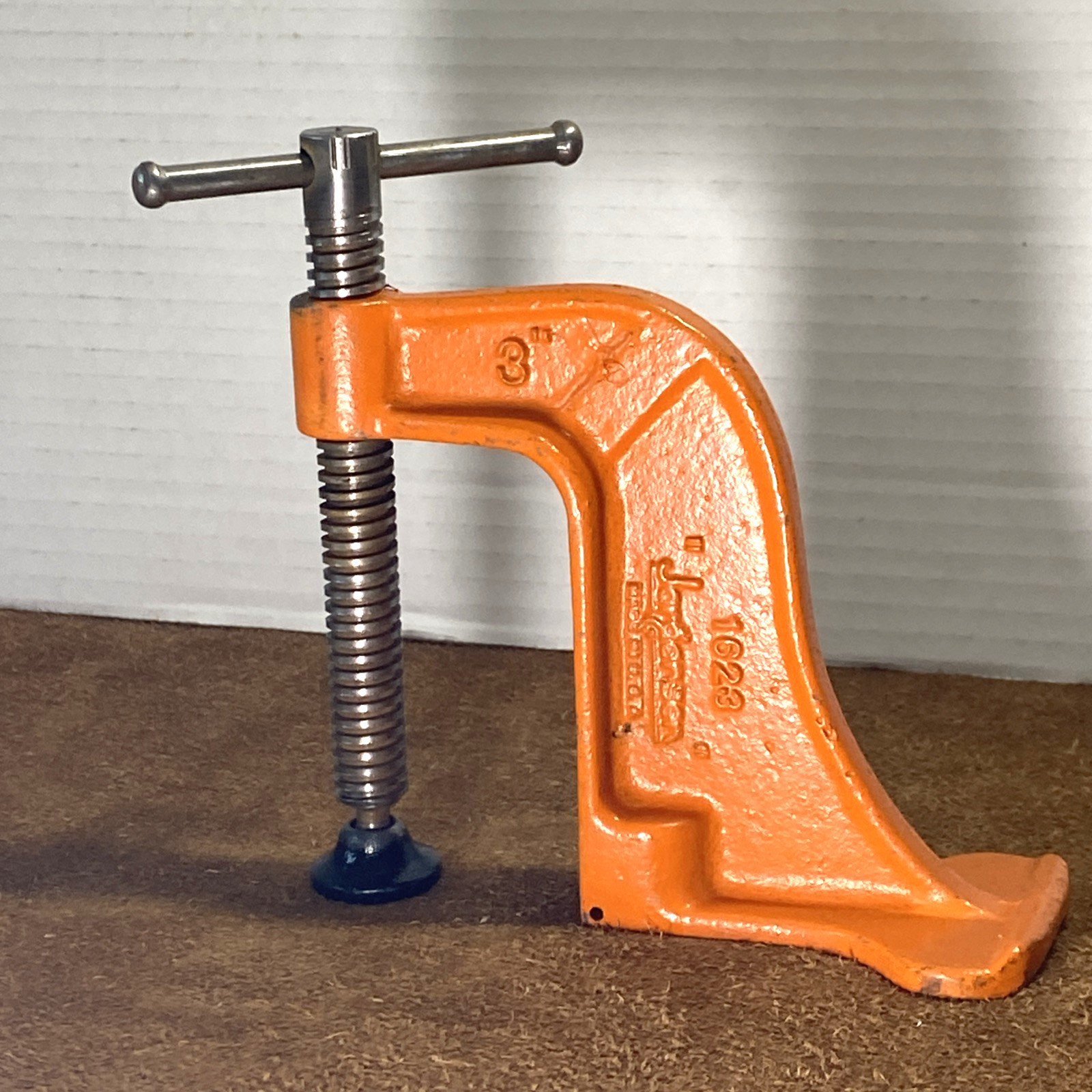 Jorgensen 1623 Hold-Down Clamp 3” Capacity Made in USA Vintage Tool