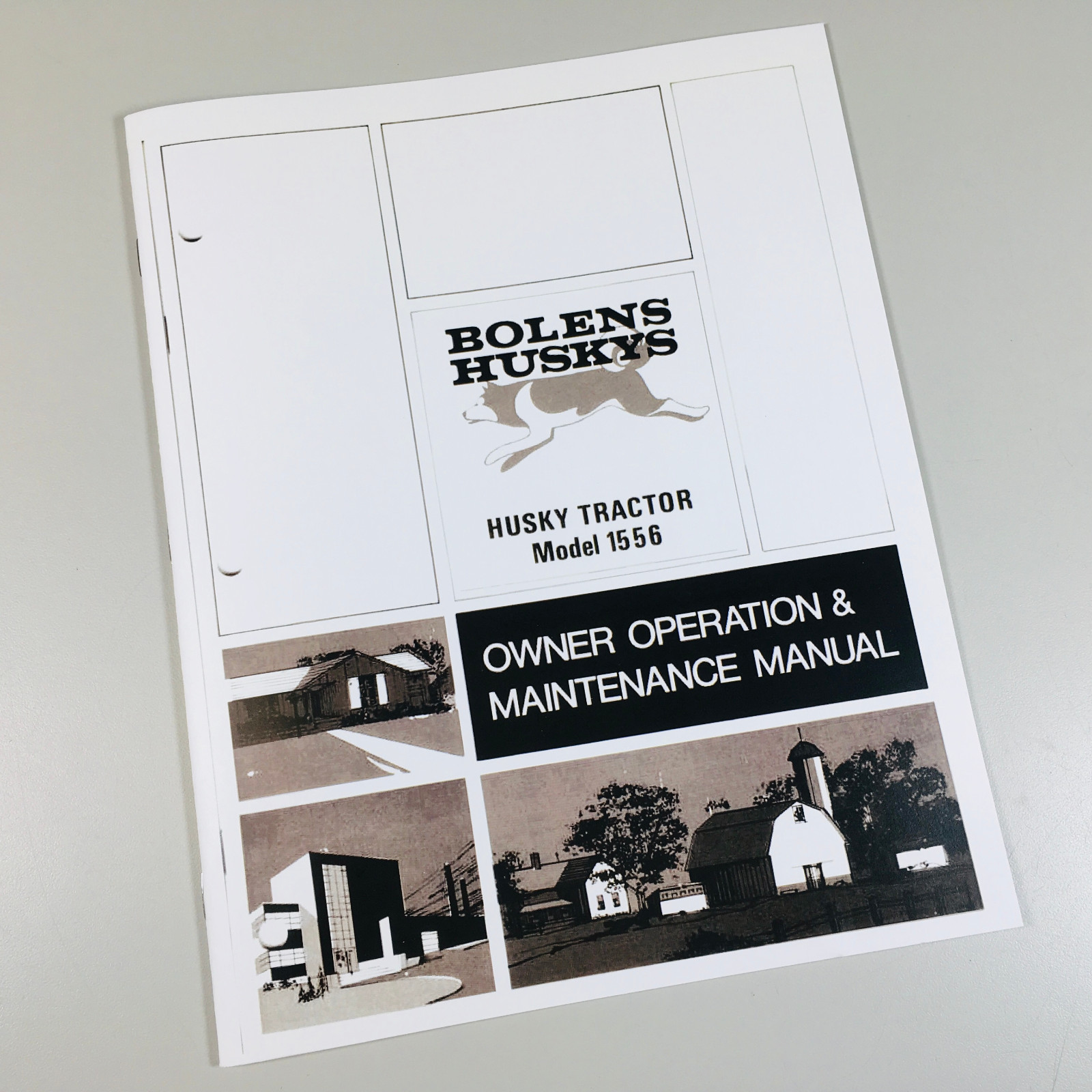 Bolens Husky 1556 Lawn Garden Tractor Owners Operators Manual