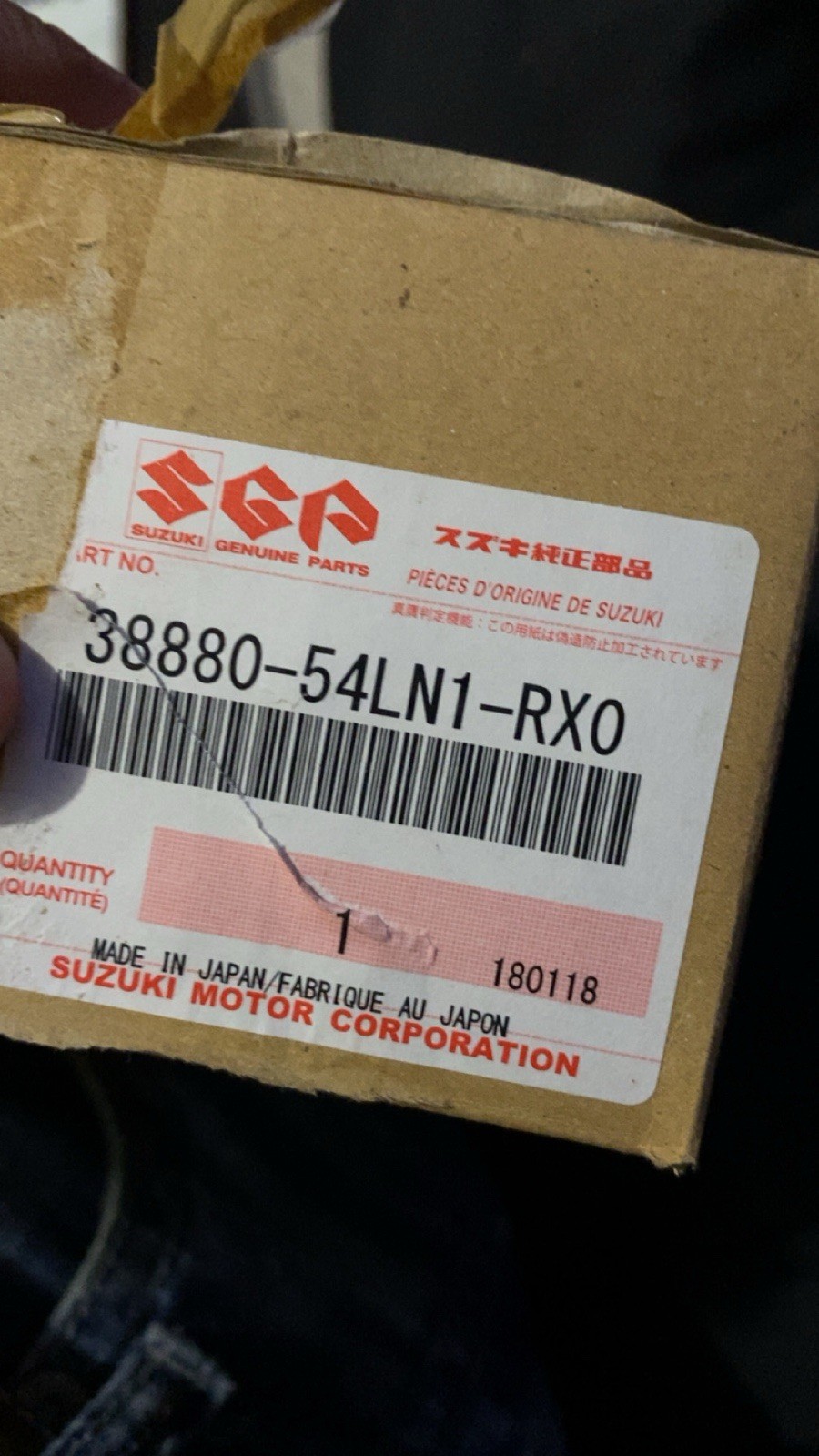 New Suzuki Genuine OEM Transmission Control Module 38880-54LN1-RX0 New Suzuki Genuine OEM Transmission Control Module 38880-54LN1-RX0
