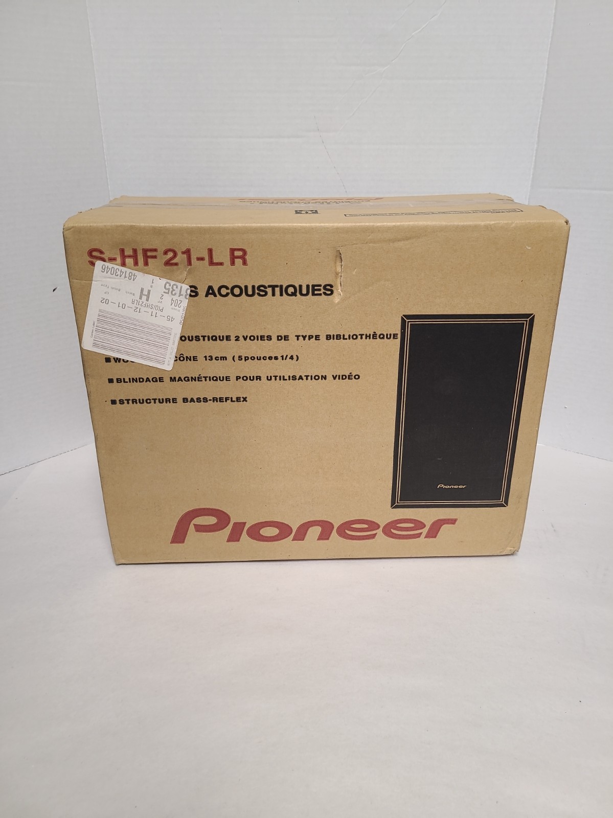 Classical Pioneer S-HF21-LR Bookshelf Speakers Set of 2  New Old Stock Sealed 