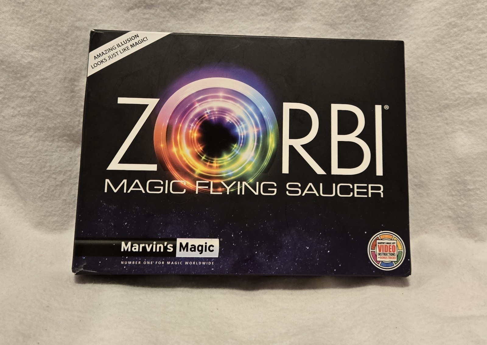 Marvin\'s Magic Zorbi Flying Saucer Magic Trick Set for Ages 8-11, 12-16, 17+