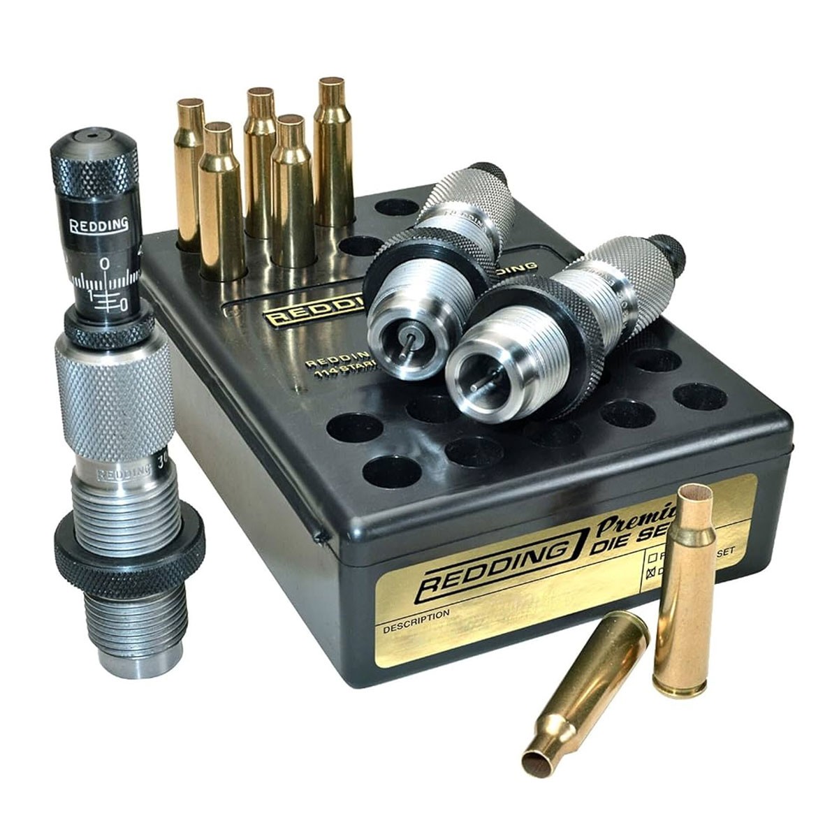 REDDING 223 Remington Premium Series Deluxe 3-Die Set (68111)