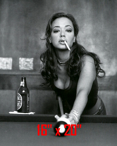 Leah Remini ~Shooting Pool~Playing Pool~ Billiards~16\ Leah Remini ~Shooting Pool~Playing Pool~ Billiards~16\