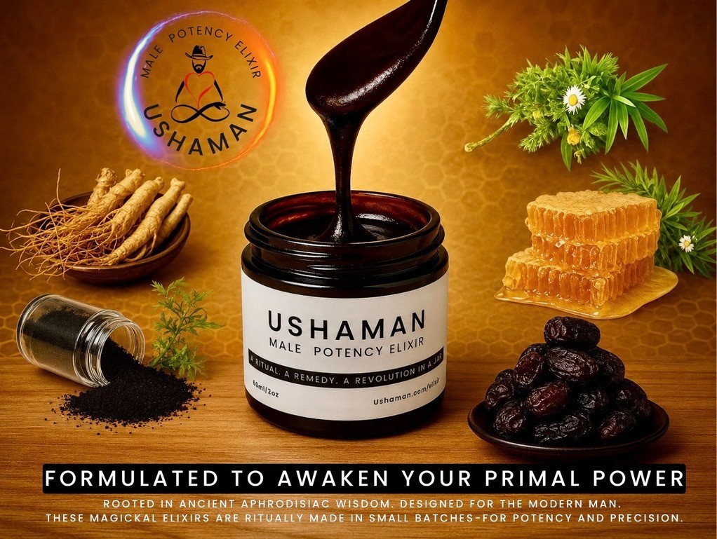 USHAMAN Male Potency Elixir  | GET HARD. STAY HARD 💪🏽 100% Natural  🍃