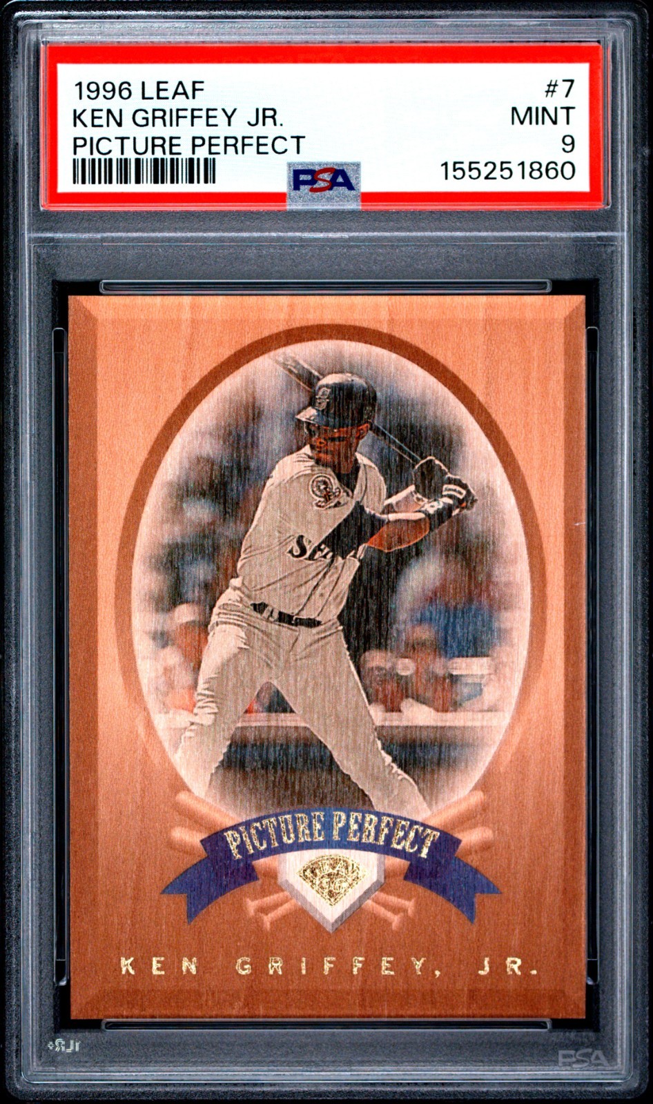 1996 Leaf Picture Perfect #7 Ken Griffey Jr. #/5000 Picture Perfect PSA 9 Mint