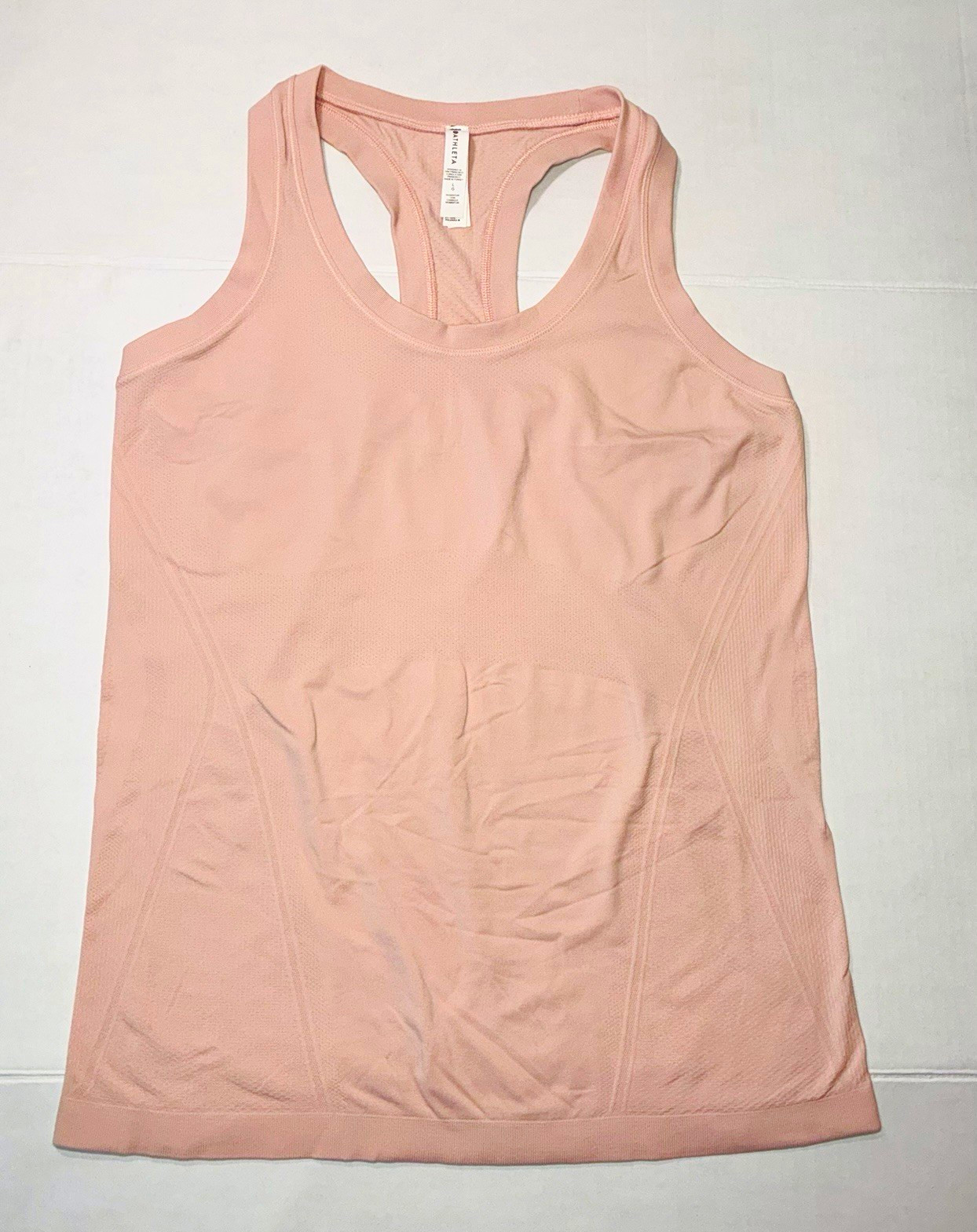Athleta Momentum Seamless Tank Top Size L - Light Pink