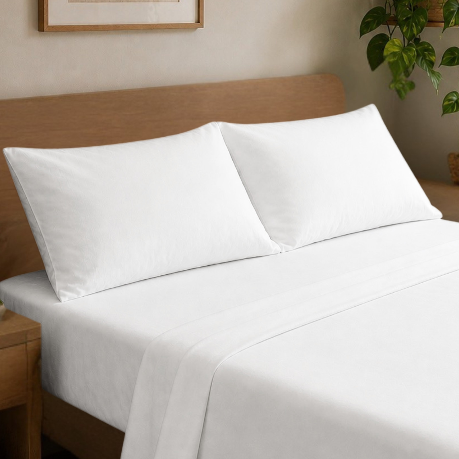 2200 Thread Count Cotton-rich Deep Pocket Cooling Sheet Set Ultimate Comfort