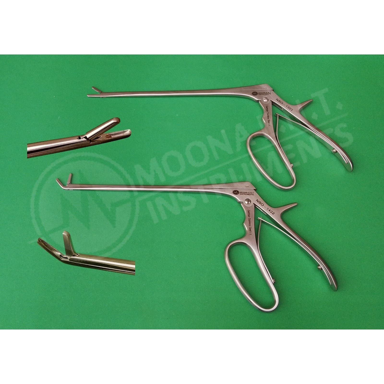 Ferris Smith Rongeur Set of 2 Pcs, 2mm, Tip Angle Straight & 45 Degree Length 8\