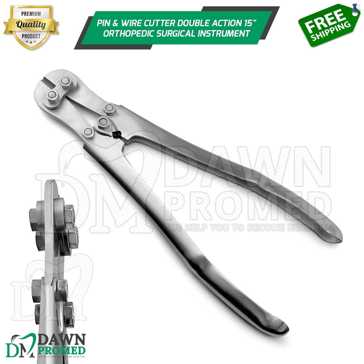 Pin & Wire Cutter Double Action 15\