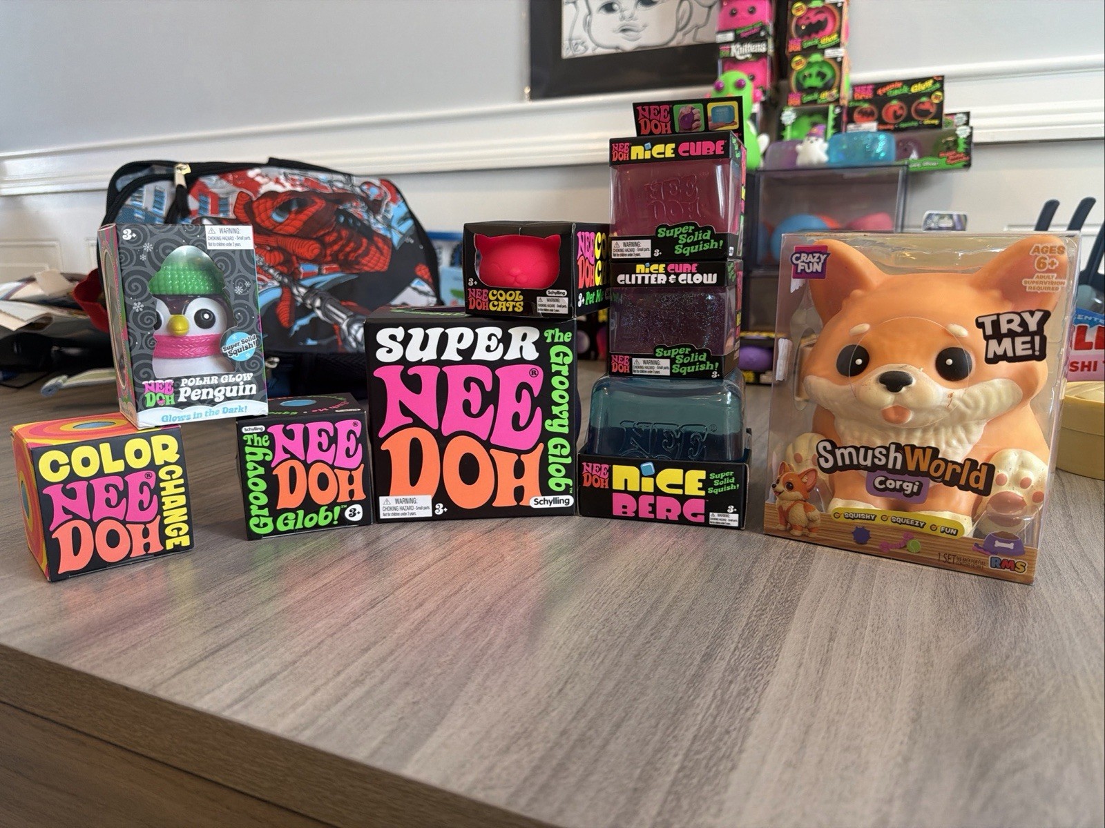 🔥AUTHENTIC Needoh Bundle (Penguin, Super Groovy Glob & More) plus RMS Corgi 🔥