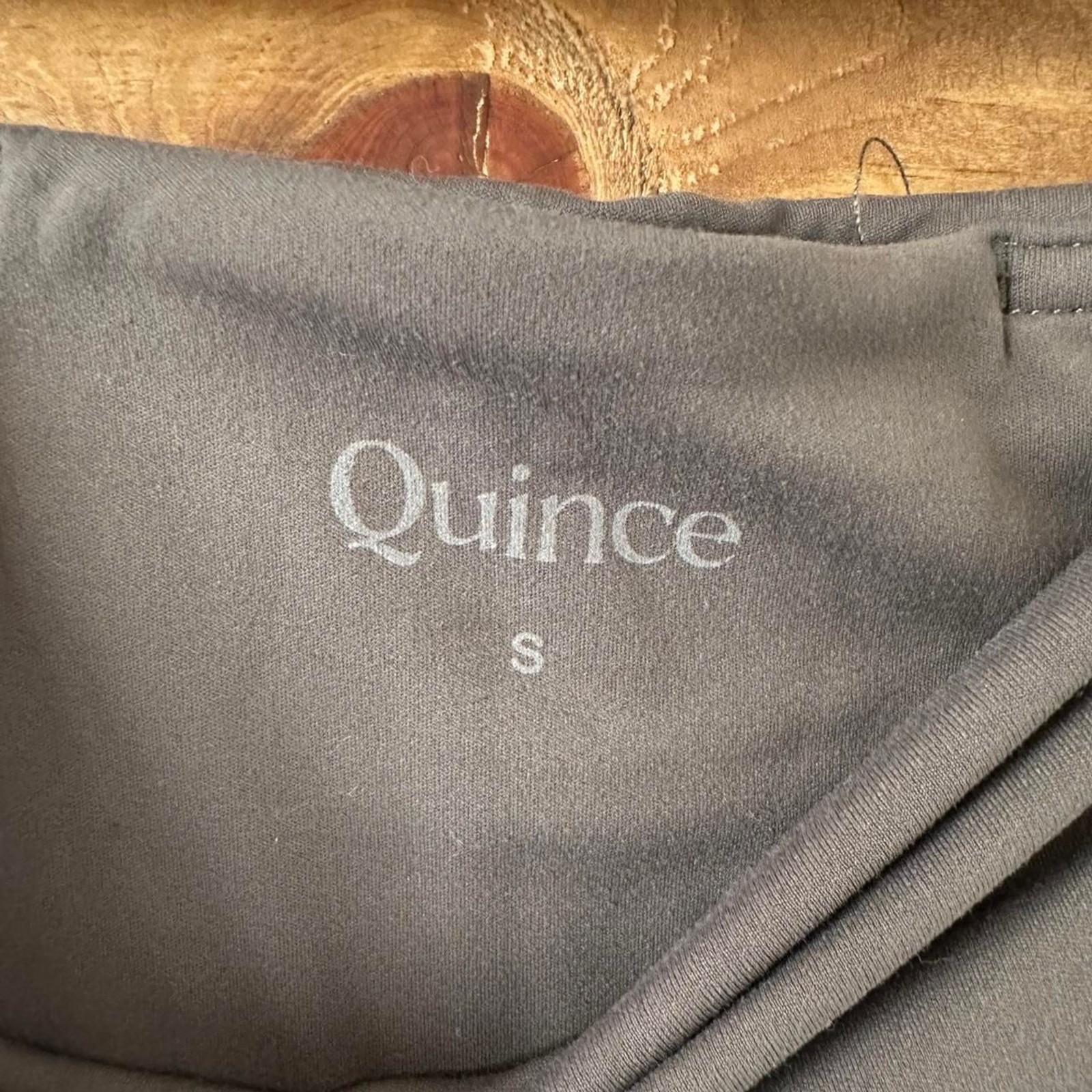 Quince Women\'s Grey and Black Sweatshirt
