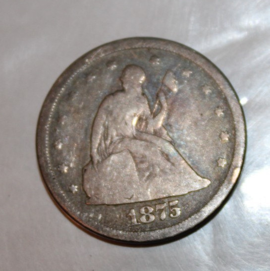 1875-S Silver 20 Cent Piece 1875-S Silver 20 Cent Piece