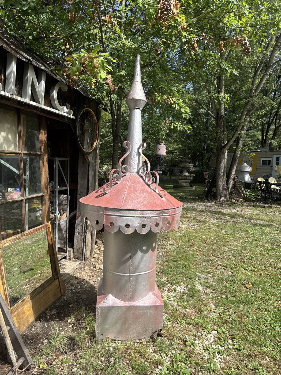 Vintage 8ft  Architectural Salvage Barn Farm Roof Vent Lg LOCAL PICK UP