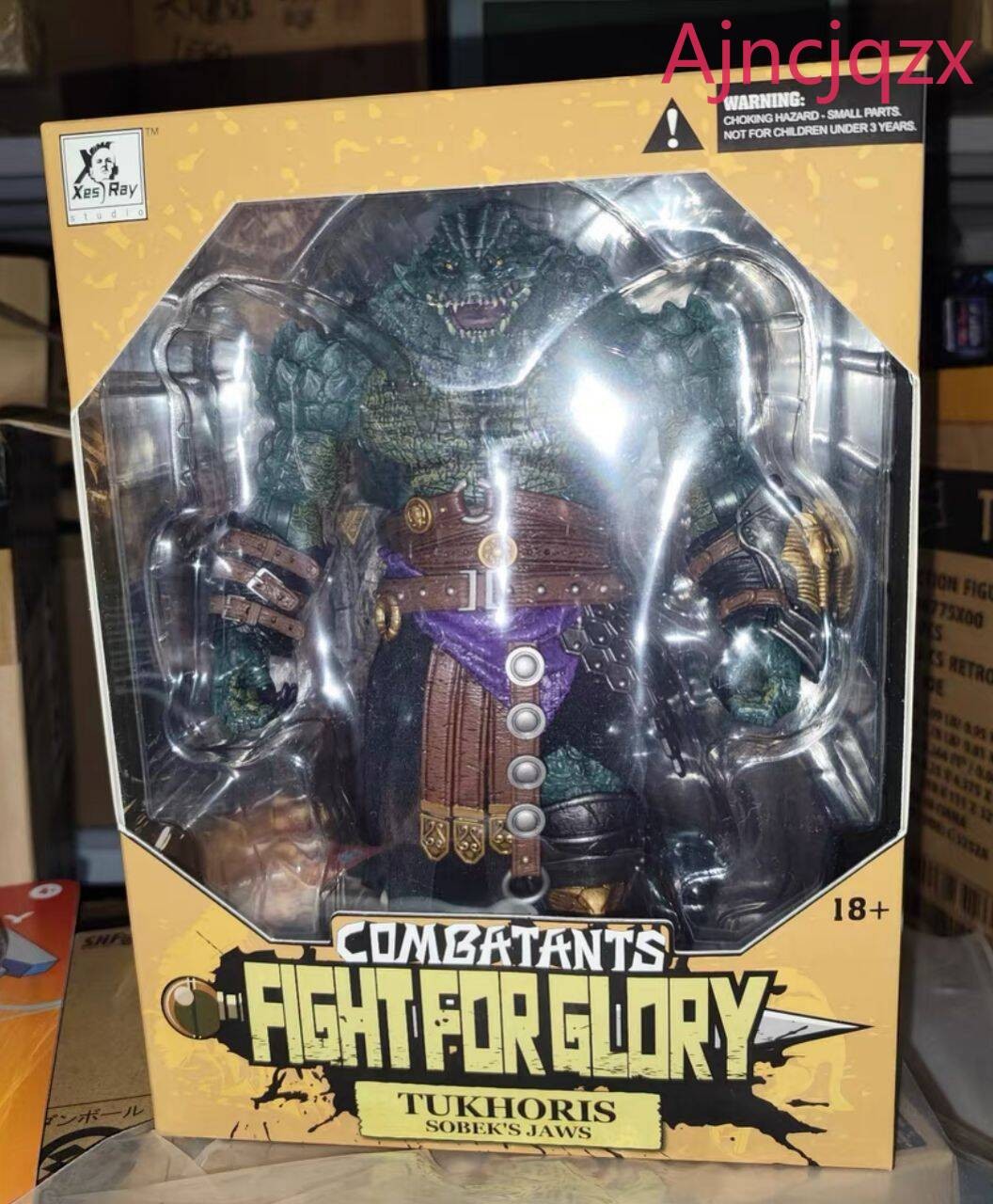 Xesray Studio Fight for Glory Combatants Tukhoris Sobek\'s Jaws Action Figure