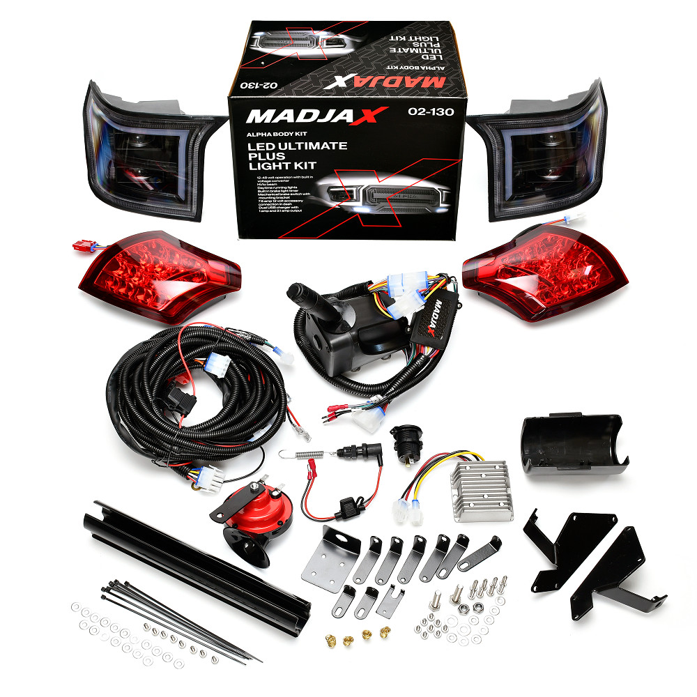 MadJax Ultimate Plus Golf Cart Light Kit for Club Car Precedent with ALPHA Body
