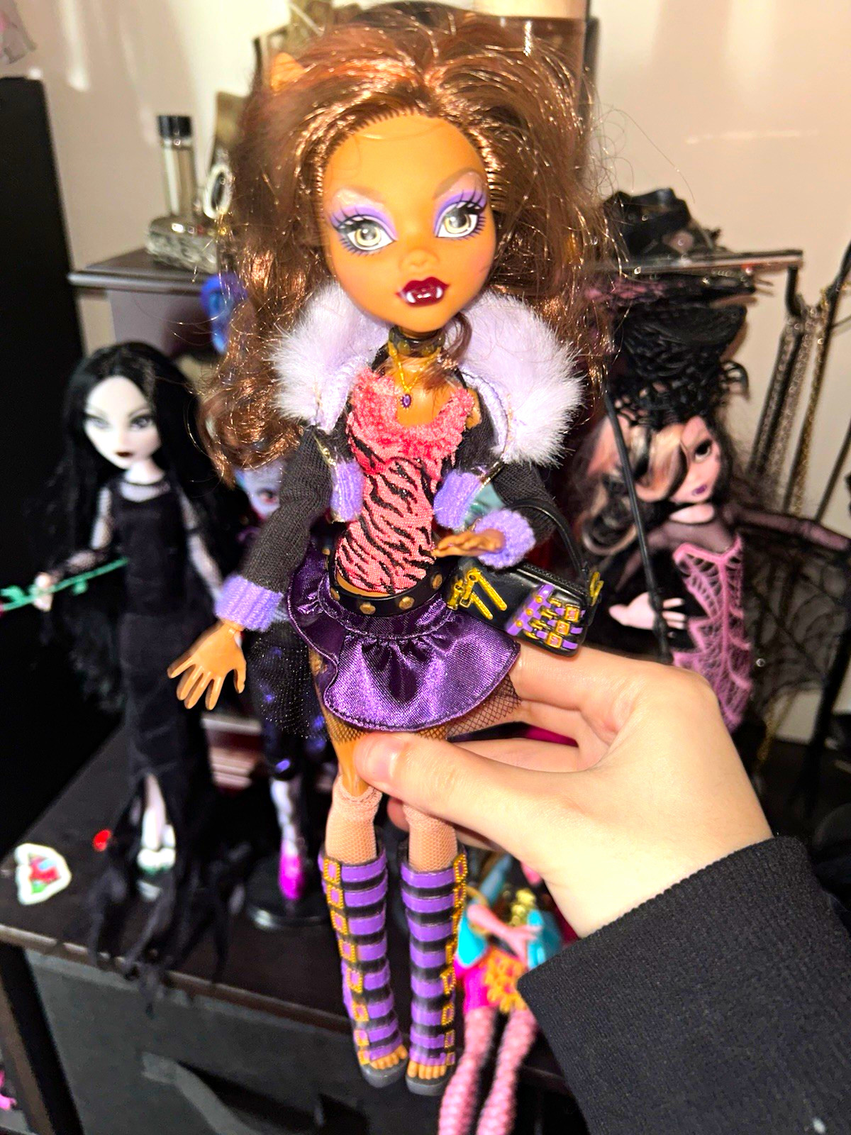 Monster High Clawdeen Wolf 11in Doll Articulated Wavy Brown Hair Outfit Shoes Monster High Clawdeen Wolf 11in Doll Articulated Wavy Brown Hair Outfit Shoes