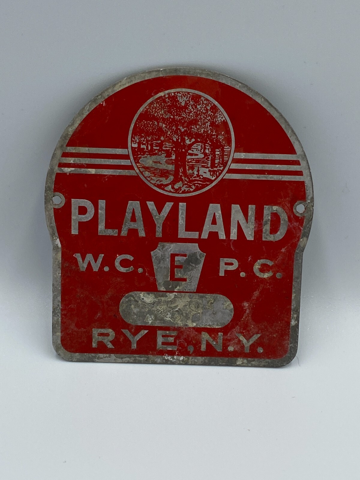 Vtg. 1960's Playland Rye, New York Westchester County Beach License Plate Topper Vtg. 1960's Playland Rye, New York Westchester County Beach License Plate Topper