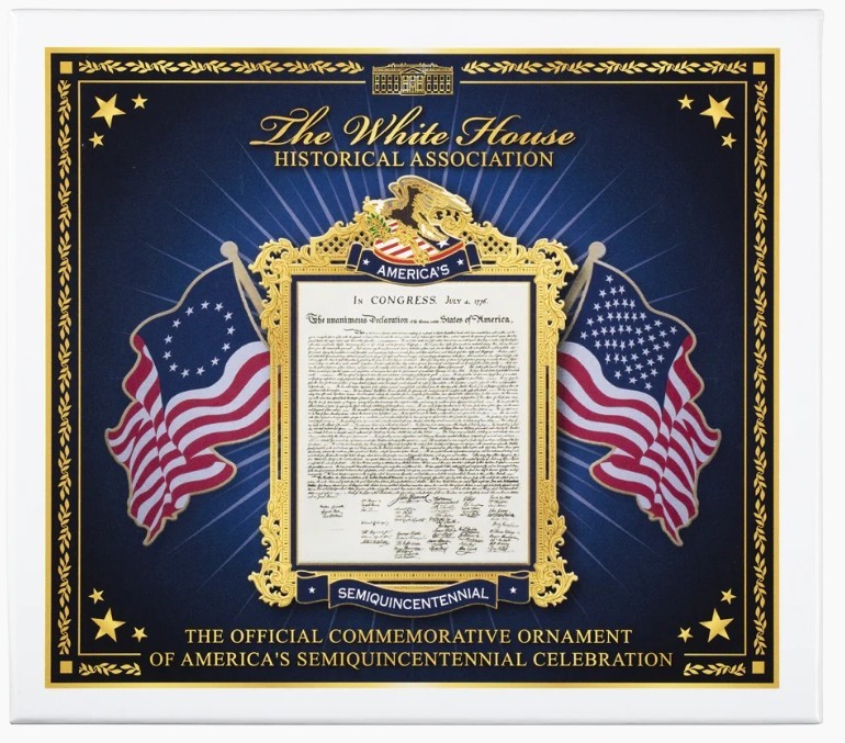 Official 2026 White House Christmas Ornament - 250th Year Commemorative Ornament