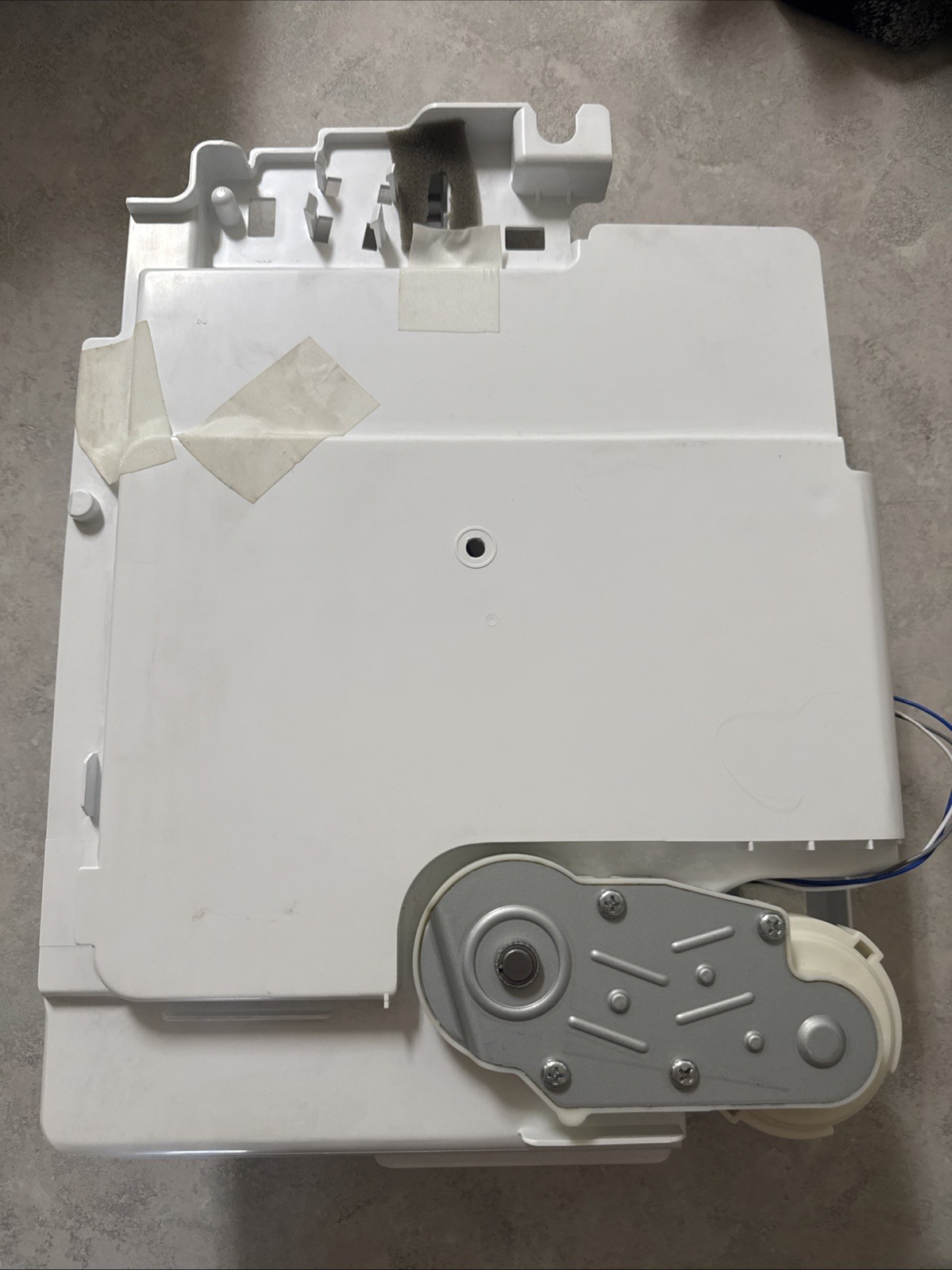 LG Refrigerator Auger Motor EAU64063301 & Ice Maker Mounting Plate (no Icemaker)