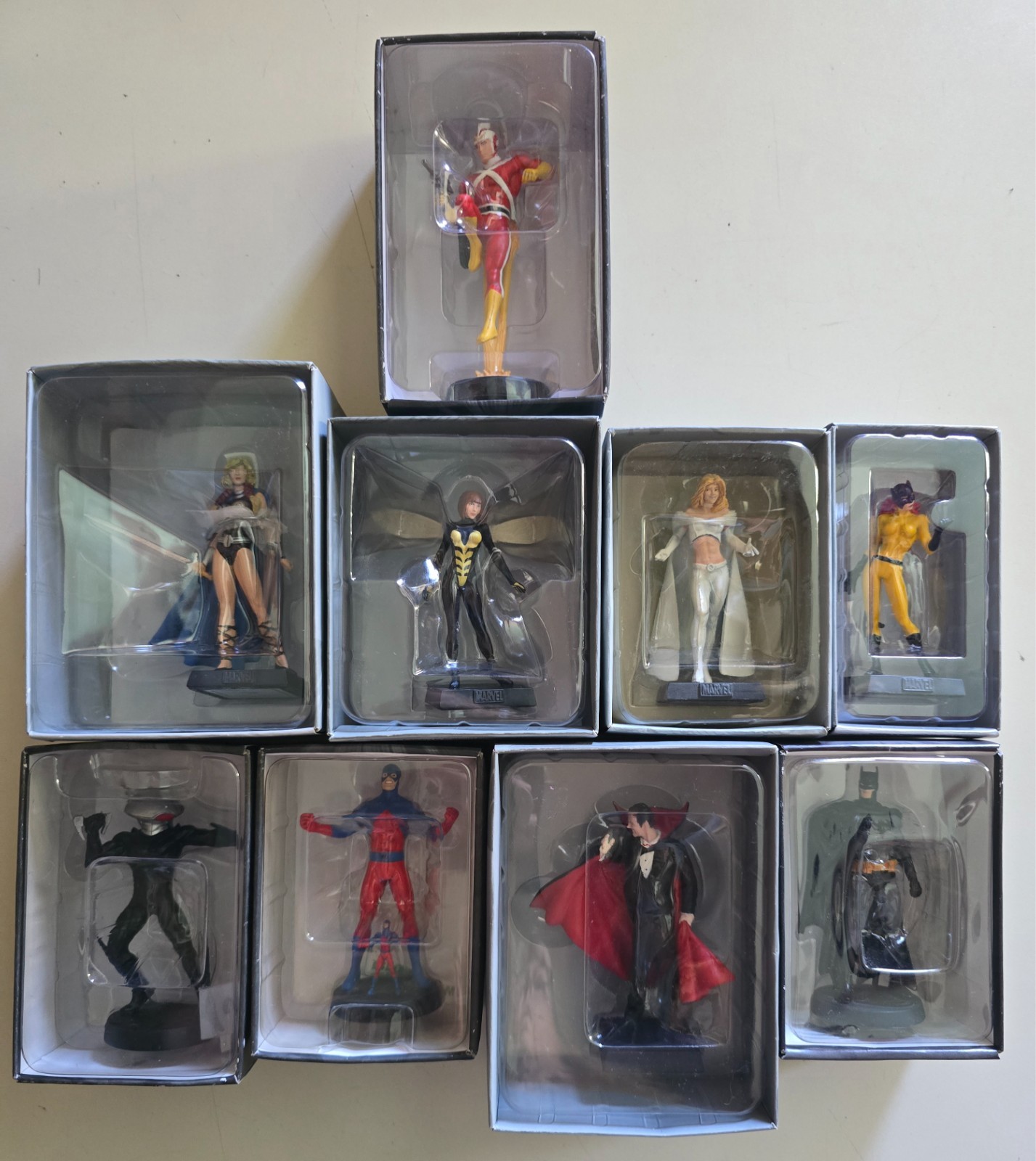 Eaglemoss Comic Collection Metal Cast Hand Painted Figurine Lot-9 *DEFECTS