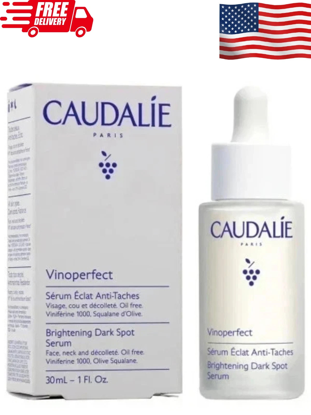 Caudalie Vinoperfect Brightening Dark Spot Serum 30ML/1 fl oz Brand New & Sealed Caudalie Vinoperfect Brightening Dark Spot Serum 30ML/1 fl oz Brand New & Sealed
