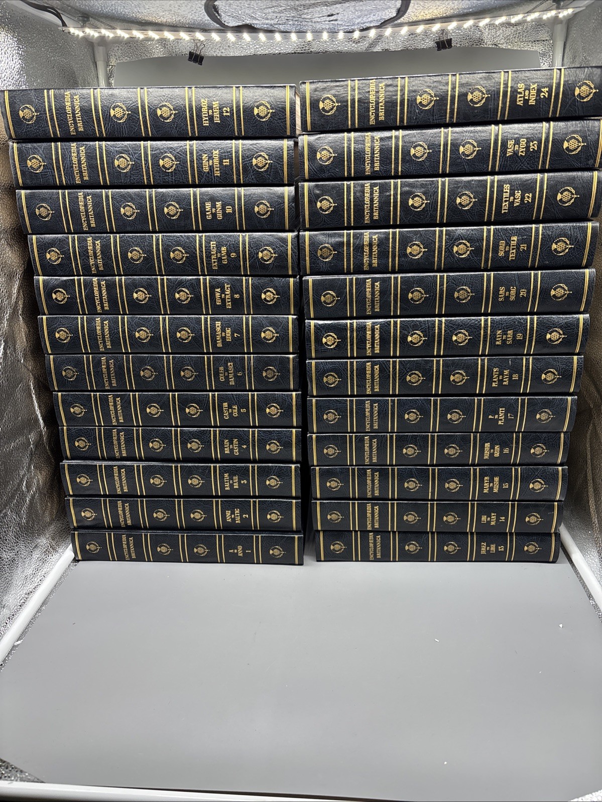 VTG 1943 Encyclopedia Britannica 1768 24 Volumes USA Navy Blue Excellent Cond. VTG 1943 Encyclopedia Britannica 1768 24 Volumes USA Navy Blue Excellent Cond.