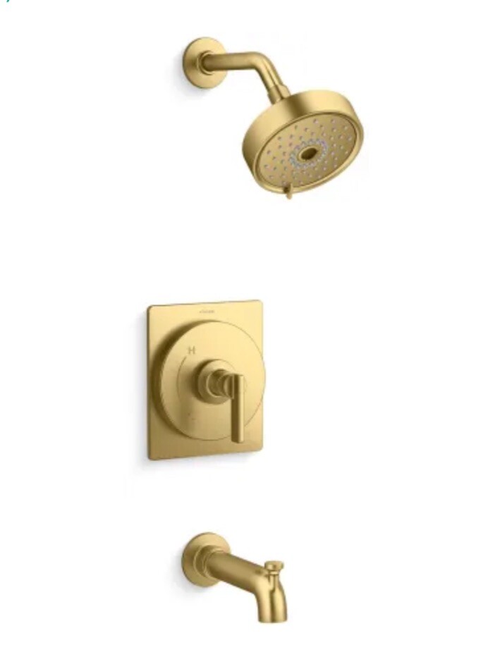 Kohler Castia K-TS35917-4Y-2MB Tub Spout ShowerHead Valve Trim Brushed Brass New