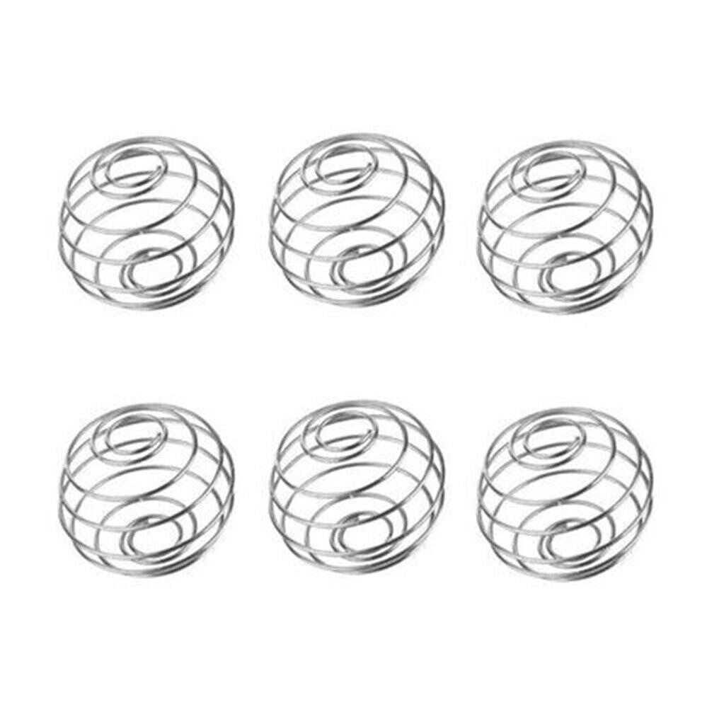 6x Shaker Ball Stainless Steel Blender Mixing Whisk Balls for Shake Drink Bottle