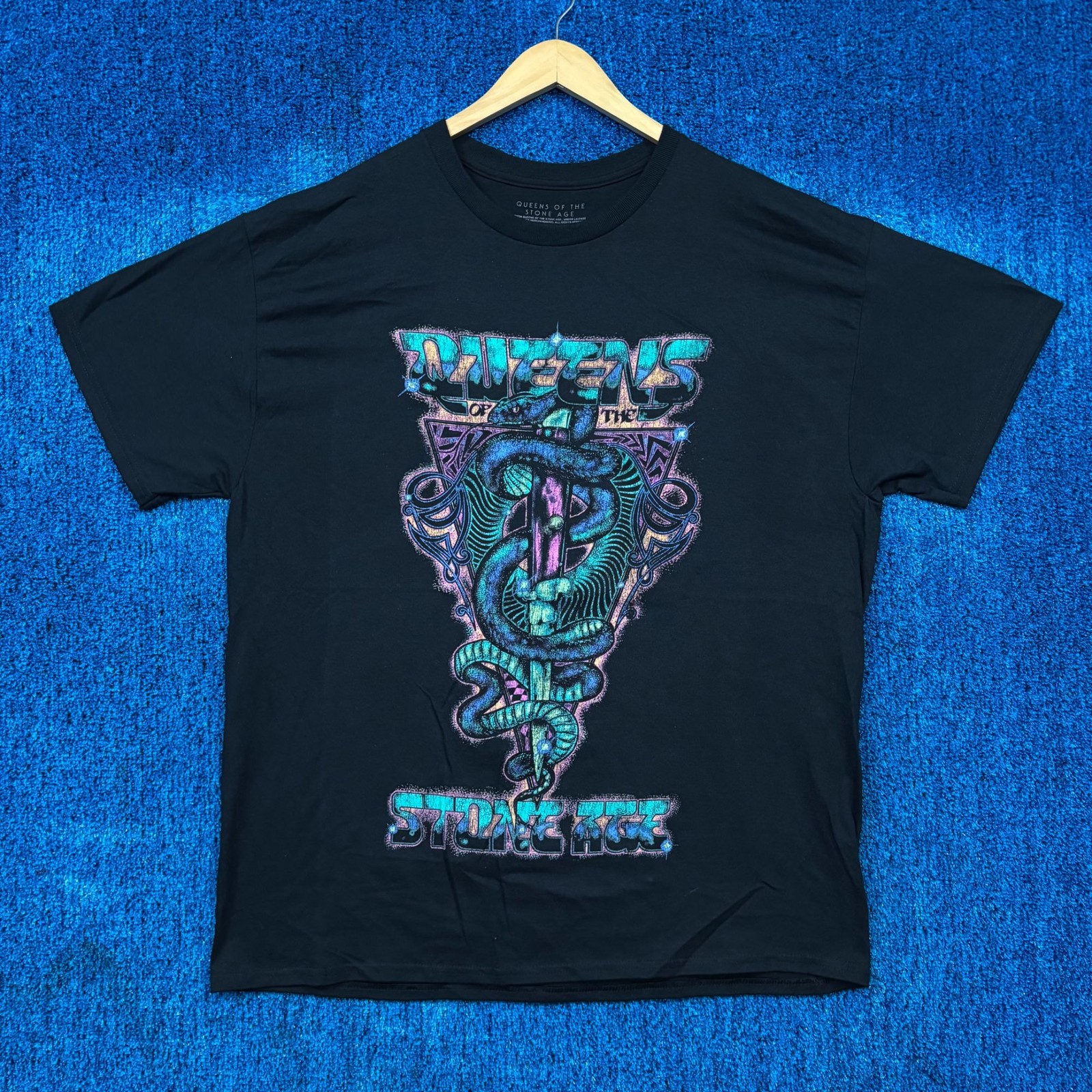 Queens of the Stone Age Viper Knife Desert Rock Band Tee XL