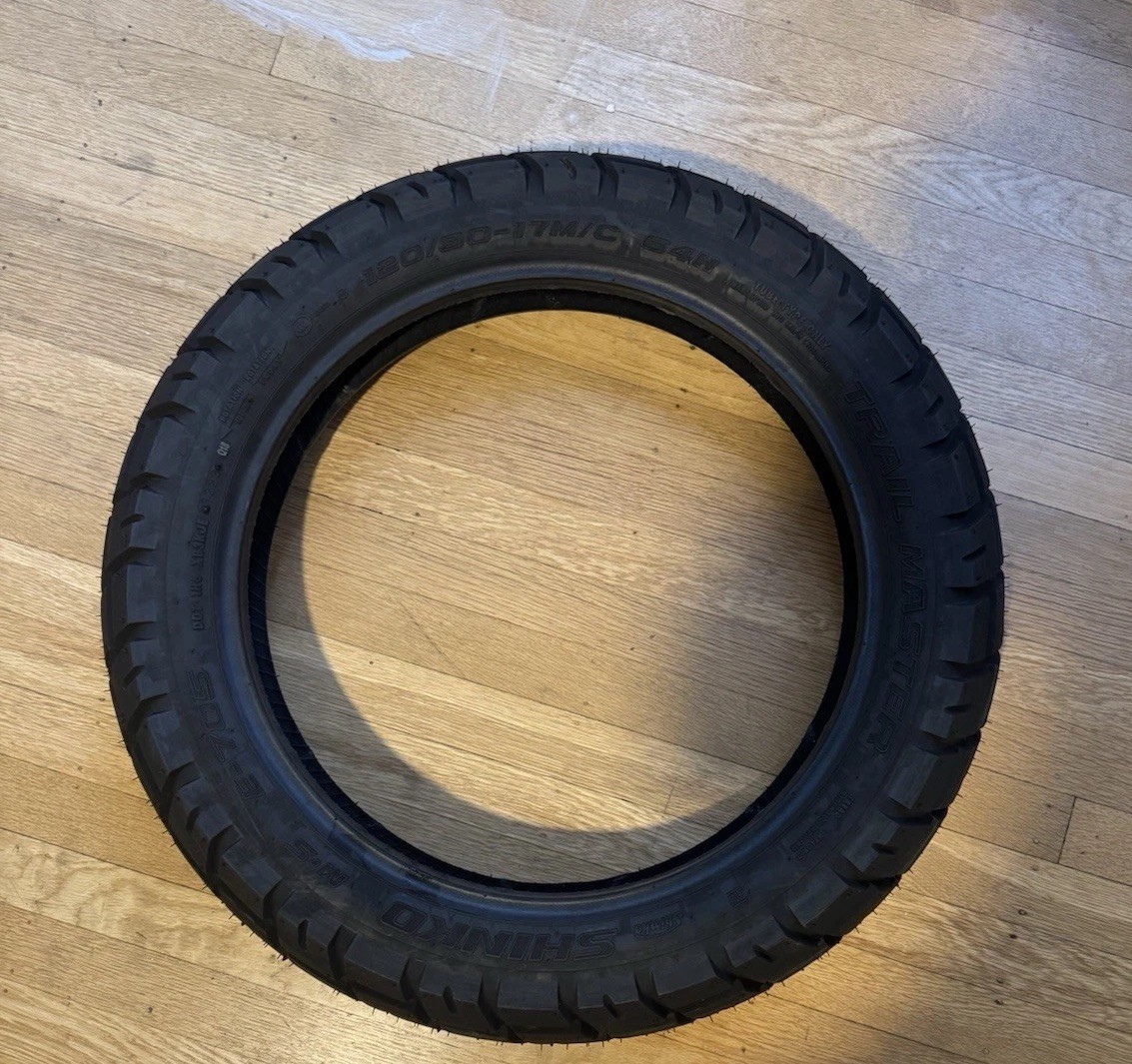 Shinko 705- 130/80-17 Rear Tire And Shinko 700- 3.00-21 Front Tire