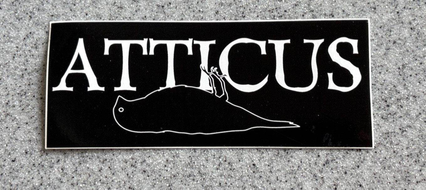 Atticus Vintage 2002 Sticker | Clothing Mark Hoppus Tom DeLonge Blink-182 RARE